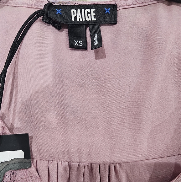 Paige Carmela Dress - Sunrise Pink Multi NWT size XS - Picture 9 of 9